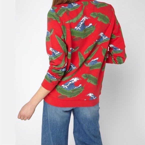 Zoe Karssen Island Fever Graphic Plant prints jumper XS - Picture 4 of 11